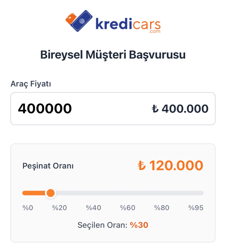 En Uygun Taşıt Kredisi